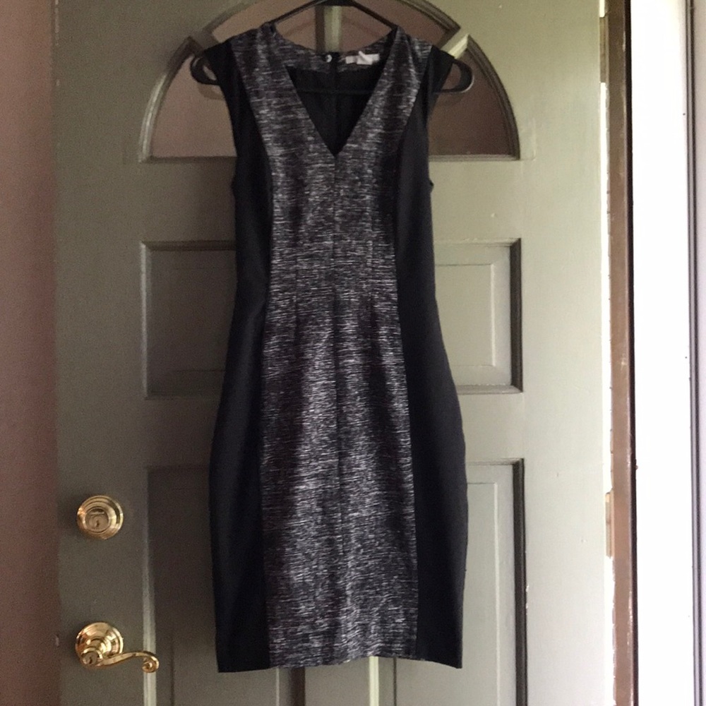 H&M black wiggle dress